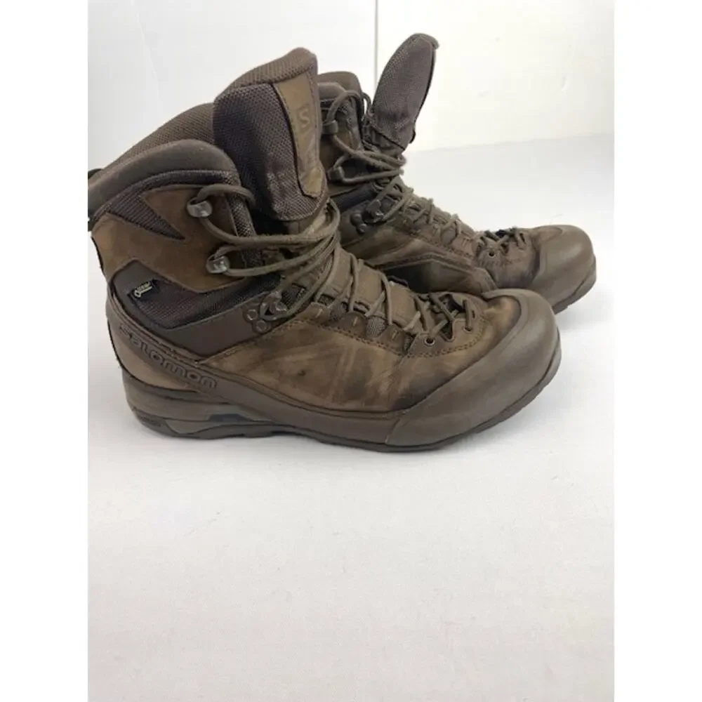 Salomon Quest 4D GTX Gore-Tex Brown Hiking Boots Men's 12 Tactical Trail